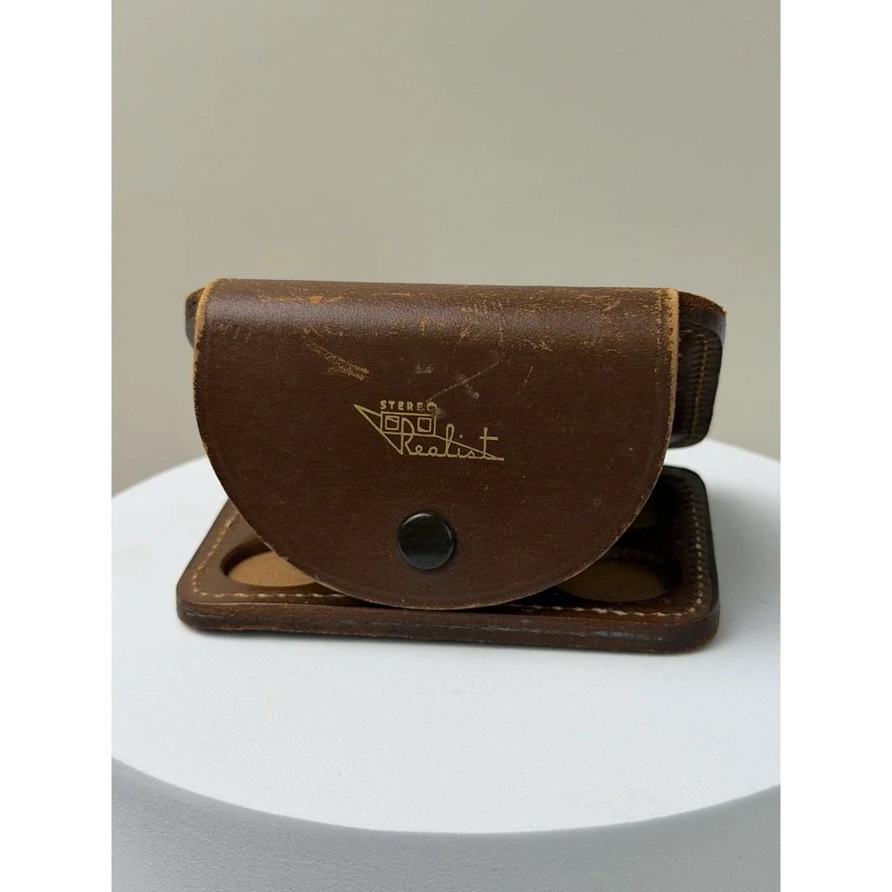 Stereo Realist Filter Set of 6 with Leather Case. Haze/ Flash/ Type A Filt #G768